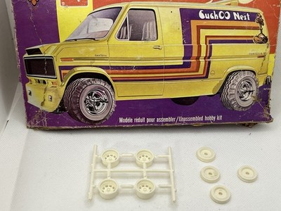 1/24-25 Scale Wheels And Backs For Cuckoo Nest Custom Ford Van Model Kit