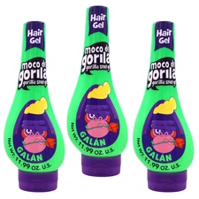 Moco De Gorila Galan Hair Styling Gel, Reactivatable with Water, Long-Lasting Ho