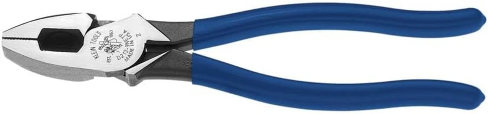 Lineman's Fish Tape Pulling Pliers - 9-Inch High Leverage Comfort Grip Power - Image 2 of 3