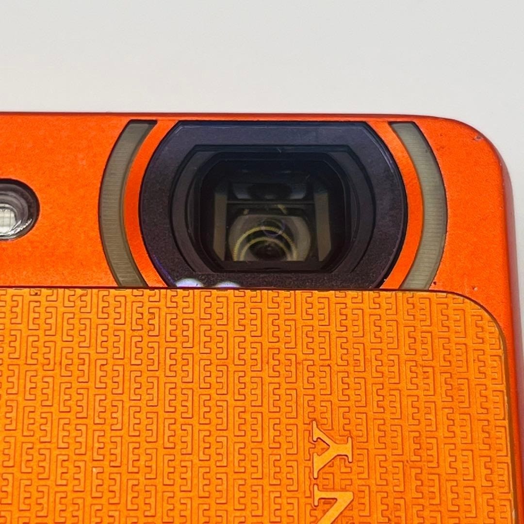 Sony Cyber-shot DSC-TX30 18.2MP Digital Camera - Orange for sale