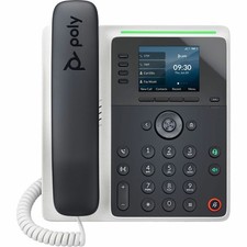 Poly Edge E220 IP Phone - Corded - Corded/Cordless - Bluetooth - Desktop, Wall