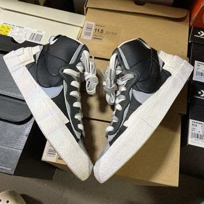 Size 4 - Nike sacai x Blazer Mid Black Grey