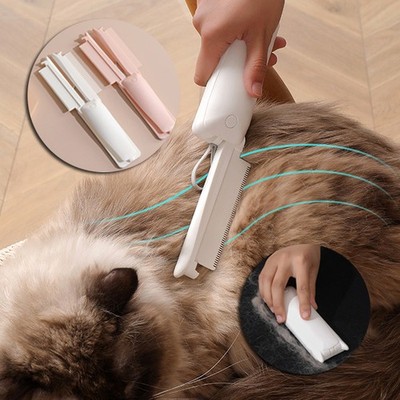 Pet Groomer Pet Hair Removal Brush Cat Grooming Brush Dog Cat Massage Epilator T