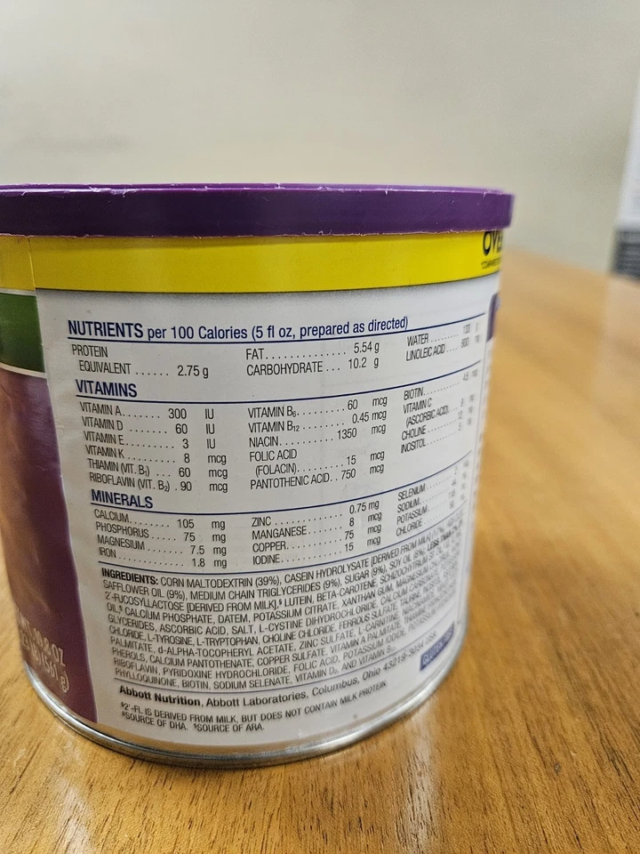 Fórmula infantil hipoalergénica Similac Alimentum - 19,8 oz caducidad 07/01/2027 Foto 3 de 4