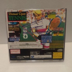 Virtual Open Tennis Sega Saturn Soft SS