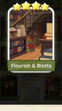 Flourish  Blotts - Harry Potter Album Sticker 4 Star Set 17