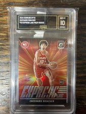 2024-25 Panini Donruss Optic - Express Lane Zaccharie Risacher #23 Purple Prizm