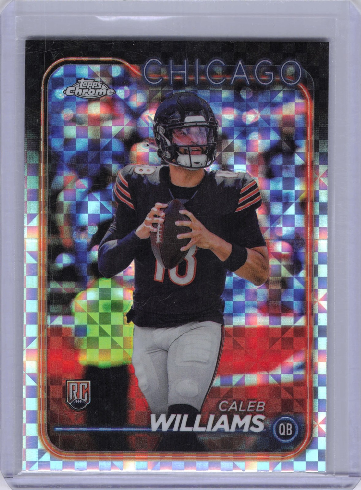 Caleb Williams 2024 Topps Chrome #202 X-Fractor Price Guide