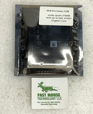 NVIDIA Quadro P3000 N17E-Q1-A1 6GB GDDR5 Dell Precision 7720 NYM27