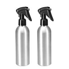 2pcs 7oz/200ml Aluminium Spray Bottle with Sprayer,Refillable Container