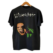SILVER CHAIR vintage 1995 FROGSTOMP TOUR t shirt PIG MAN Reprint Brockum Large