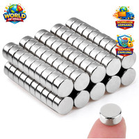Neodym Magnete Extra Stark 6X3Mm Runde KüHlschrankmagnete 100 StüCk Bildung