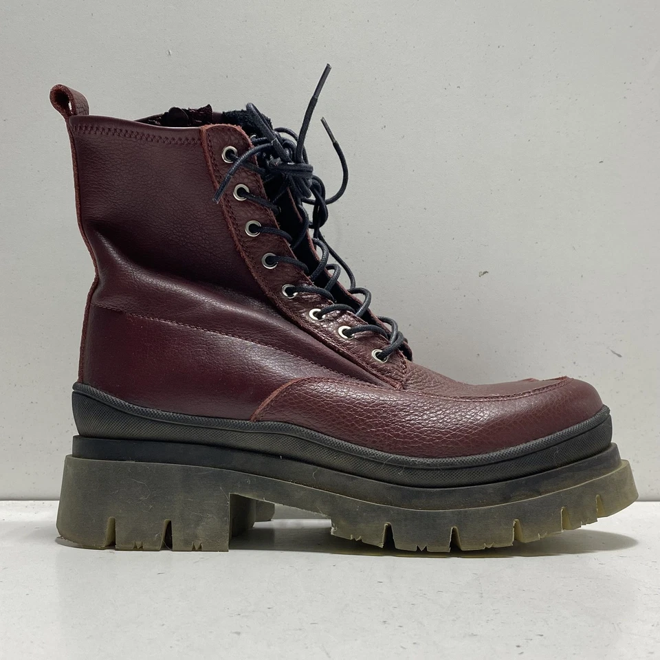 Botas Free People Brayden Borgoña Para Mujer Talla 6.5 Foto 3 de 4