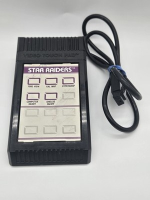 Atari 2600 Video Touch Pad Keypad Controller w/ Star Raiders Overlay - UNTESTED