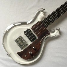 High Quality 4String Dan ArmStrong Electric Bass Guitar Acrylic Transparent Body