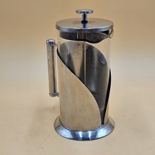 Cafe Du Chateau French Press Coffee Maker Stainless Steel 34oz Glass Carafe