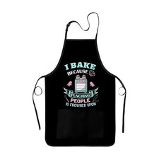 Funny Baking Apron for Women Men - Cute Cooking Aprons for Adults with 2 Pock...