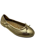 Sam Edelman Kids Girl's Felicia Mini Flats Gold Leaf