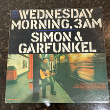 Simon & Garfunkel Wednesday Morning, 3AM Folk Rock LP Vinyl Columbia CL 9049 Mo…
