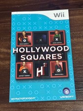Hollywood Squares Nintendo Wii Instruction Manual Only