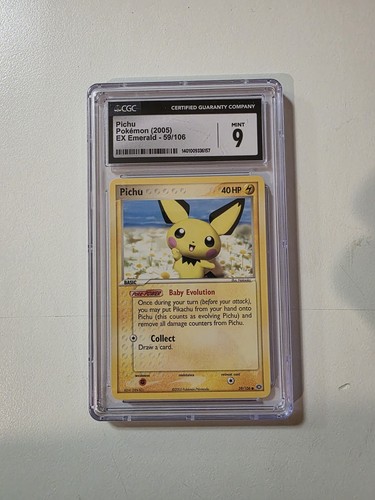 Pichu graded CGC 9 for sale on eBay