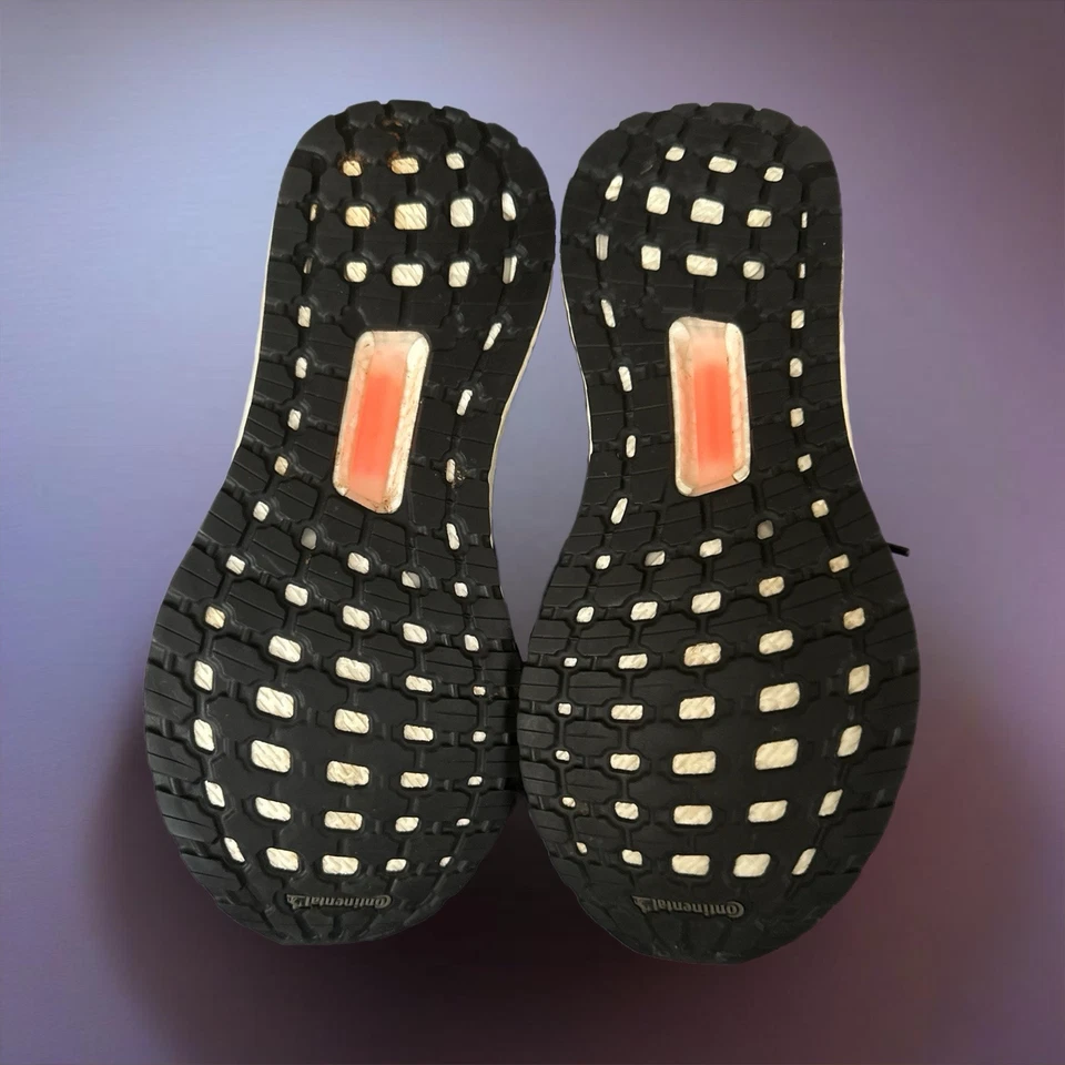 Talla 7.5W - Adidas UltraBoost 19 Solar Naranja Púrpura Negro Gamuza Foto 2 de 4