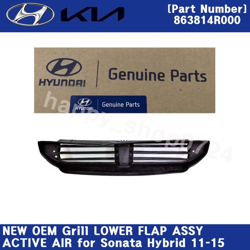 NEW OEM Grill LOWER FLAP ASSYACTIVE AIR 863814R000 for Sonata