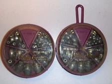 2 Vintage Water Gremlin No. 17EG Free Line Sinker Selector Combo Pack (55 pcs)