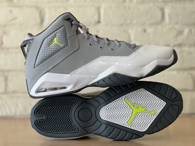 Nike Air Jordan B'Loyal Wolf Grey White Volt Casual Shoes 315317-017 Men Size 14