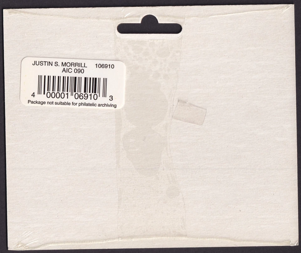 Scott #2941 Justin S. Morrill (Vermont) Plate Block of 10 Stamps - Sealed - Image 2 of 2