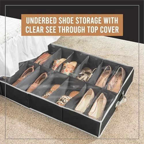 Holdn' Storage Under Bed Shoe Storage Organizer