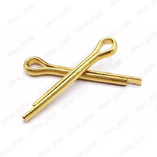 Brass Split Pins Hairpins M2 M2.5 M3 M4 M5 M6 - Picture 2 of 6