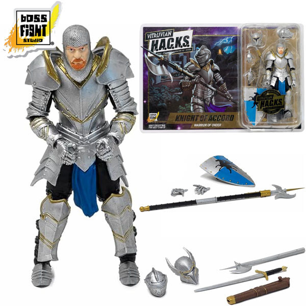 Boss Fight Studio Vitruvian H.A.C.K.S. Knight of Accord 1:18 Scale