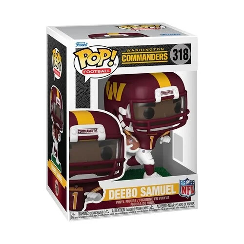 Funko POP! NFL - Deebo Samuel Washington Commanders Figur #318 + Protector