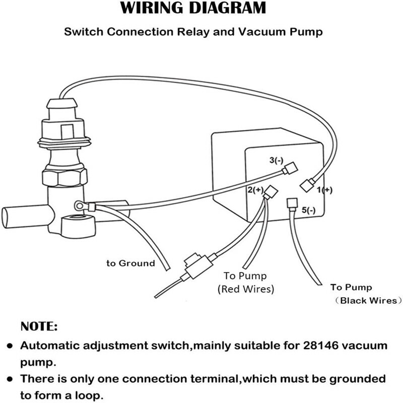New Electric Brake Vacuum Pump Switch for Grelly USA