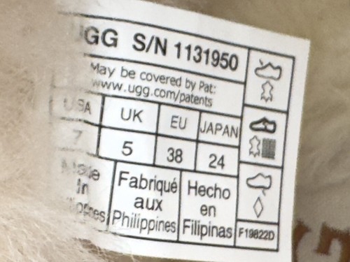 Zapatos UGG Para Mujer Clásicos Acogedores Sin Cordones Piel de Oveja Talla 7 ¡NUEVOS! - Imagen 8 de 8