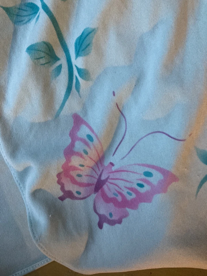 Vestido de Verano Hippie Pradera Azul Bebé Años 70 Maxi S Cottagecore Solero Foto 3 de 4