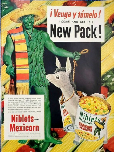 1951 vintage print ad advertising Green 
