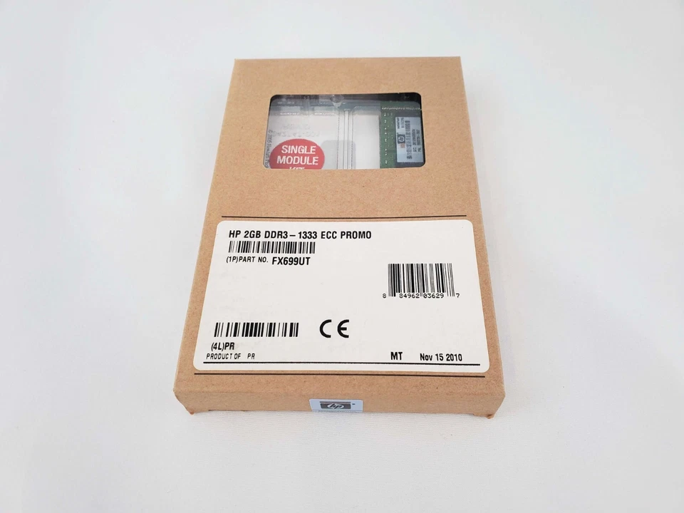 HP 2GB DDR3 - 1333 ECC PROMO - FX699UT - RAM Modules - Image 3 of 3