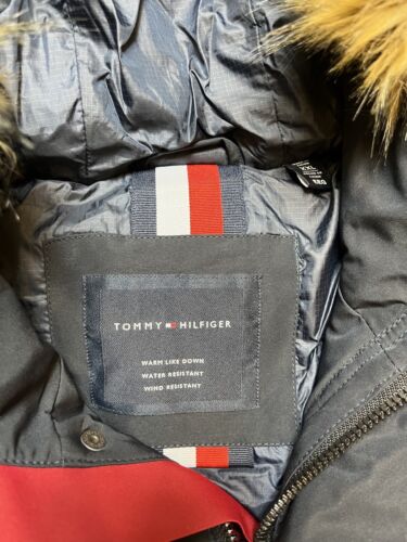 Tommy Hilfiger Men's XXL Snorkel Removable Vegan Fur Hooded Full Zip Coat NWT - Picture 4 of 11