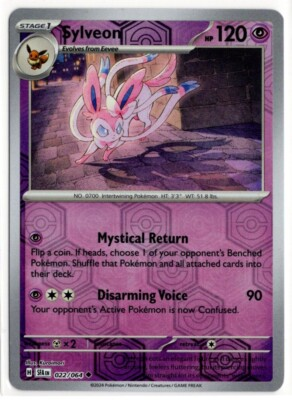 #ad #ad Pokemon Shrouded Fable Reverse Holo 022 064 Sylveon $1.49