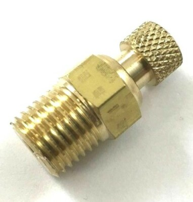 #ad AIR COMPRESSOR TANK DRAIN VALVE 1 4#x27;#x27; MPT TWIST TYPE BRASS A17038 amp; N286039 $7.00
