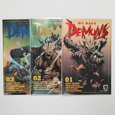 We Have Demons #1-3 (1 2 3) Foil Variant Complete SET Snyder Capullo (2022) - NM