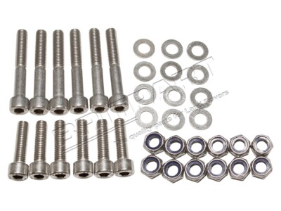 LAND ROVER DEFENDER UP TO 2006 REAR SAFARI DOOR STAINLESS STEEL BOLT KIT DA1134