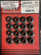 Manley 23616TS-16 Lightweight H-13 Tool Steel Retainers