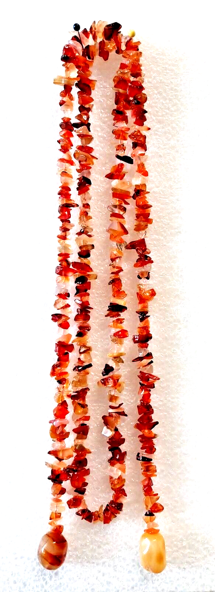 Collana Corta A Sfere Sfaccettate In Corniola E Argento Rodiato - Foto 2