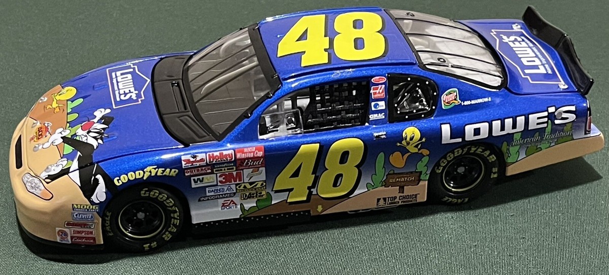 絶版 Revell 1/24 Lowe’s モンテカルロ ジミー・ジョンソン 2002 Jimmie Johnson #48 Lowe's Looney Tunes Rematch Monte