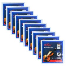 10Set Alice Violin Strings Steel Core Nickel Silver Wound EADG 4 String Set A703