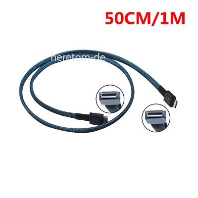 PCIE Oculink SFF-8611 4I auf MINI SAS SFF-8611 4I Server Super Speed Cable Data