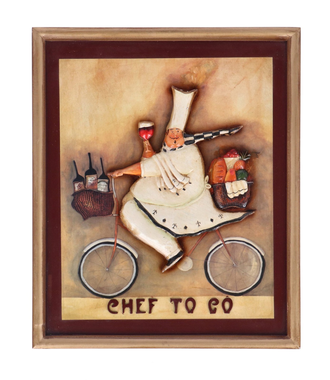 Holztisch Für Bar Pub Restaurant Chef To Go Vintage Koch Zum Mitnehmen USA